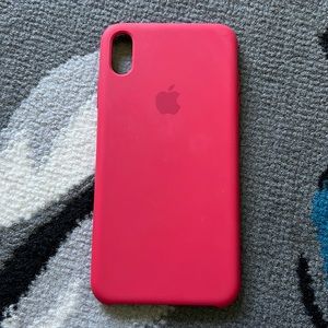 Apple silicone case —iPhone XS max